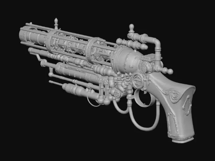 3D model for Tech Forged Arcane Rifle