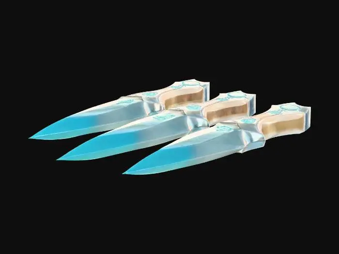 3D model for Soulstone Throwing Blades
