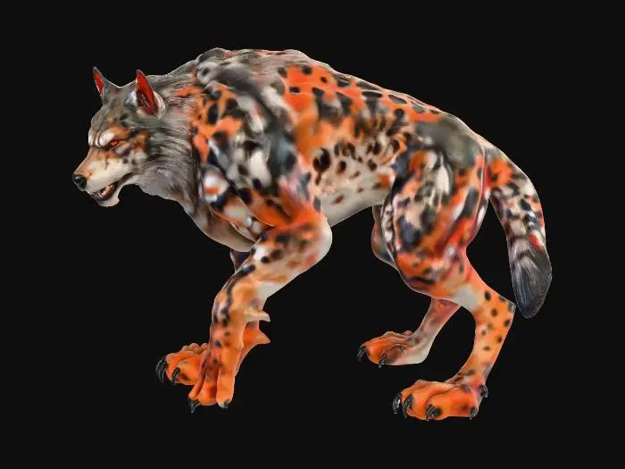 3D model for Fenris-Hyena