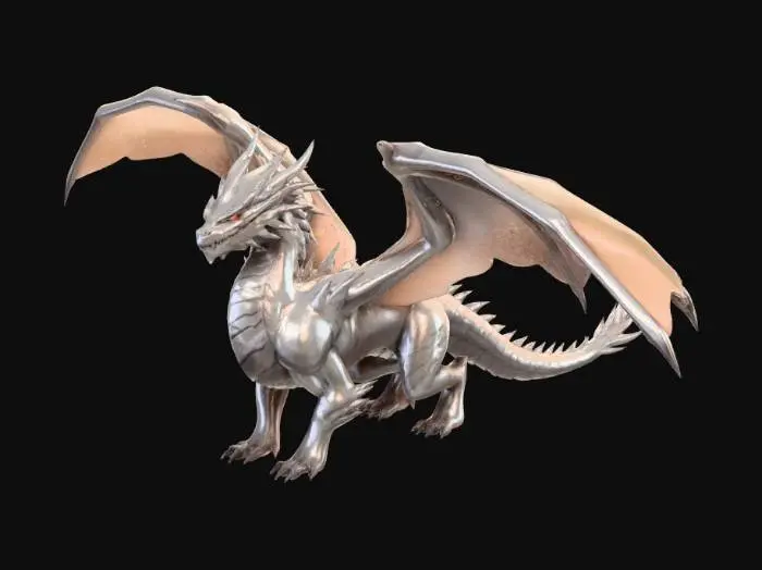 3D model for White Dragon