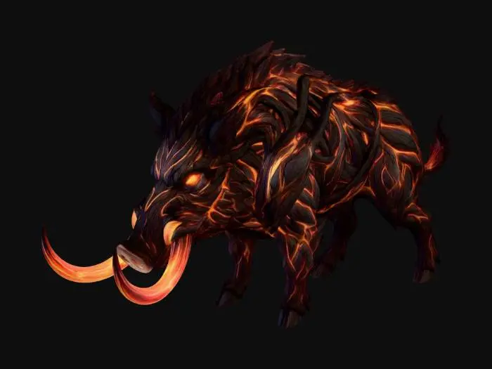 3D model for Emberfang Boar