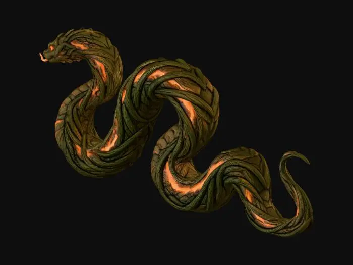 3D model for Embervine Serpent