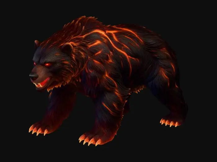 3D model for Ashfur Dire Bear