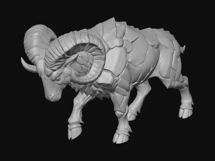 3D model for Faulthorn Ram