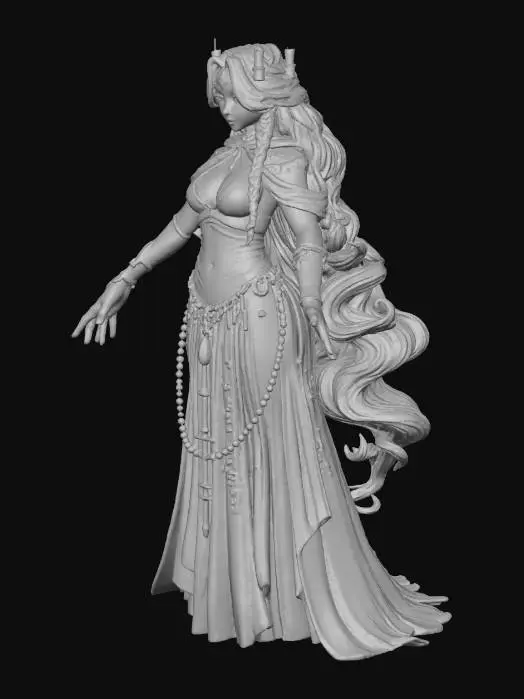 3D model for Chalice Bearer Viraen of Emberwine, #Christmas2025#