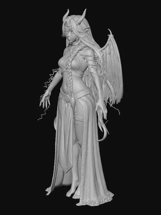 3D model for Mirael “Storm-Whisper” Kaelthran
