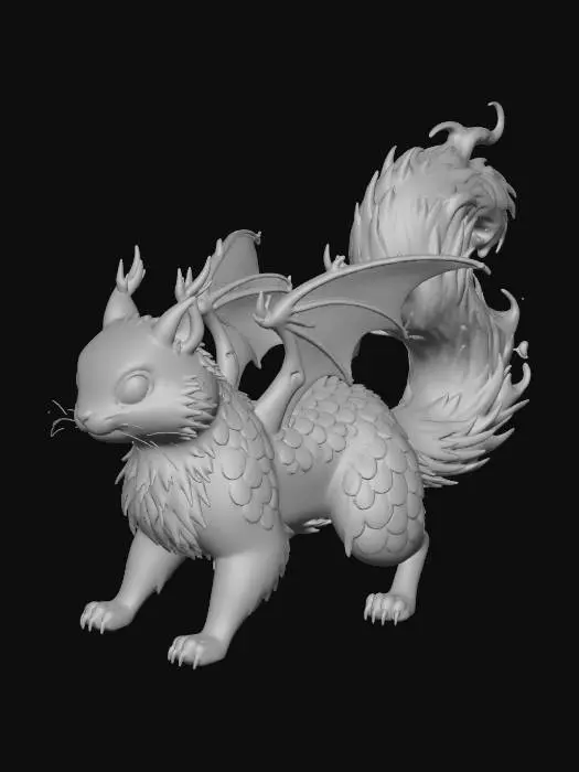 3D model for Flaretail