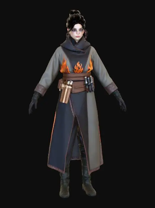 3D model for Scrollwarden Brina Ashglen