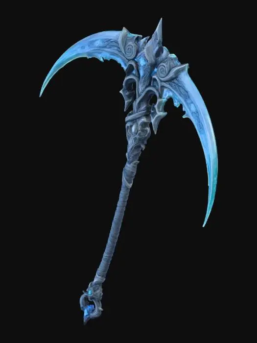 3D model for Rune-Edged Warscythe The Scythe of Inscription