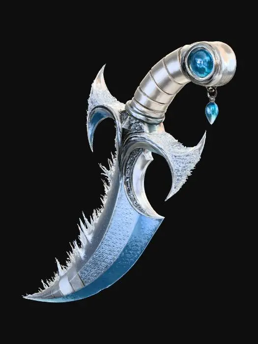 3D model for Frostbite Dagger