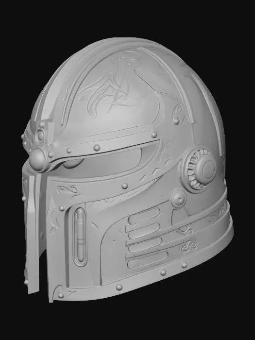 3D model for Explosive Vanguard Helm