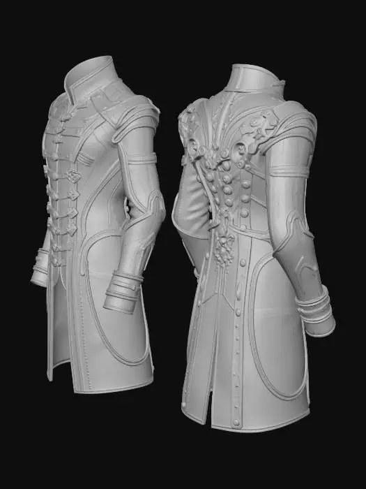 3D model for Exo-Flex Tactical Coat