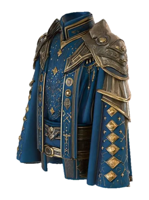 Vestments of the Elders - Robes 3D model, vytvořený pomocí AI