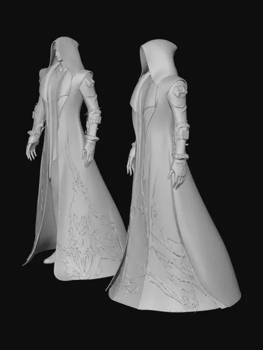 3D model for Philosopher’s Mantle