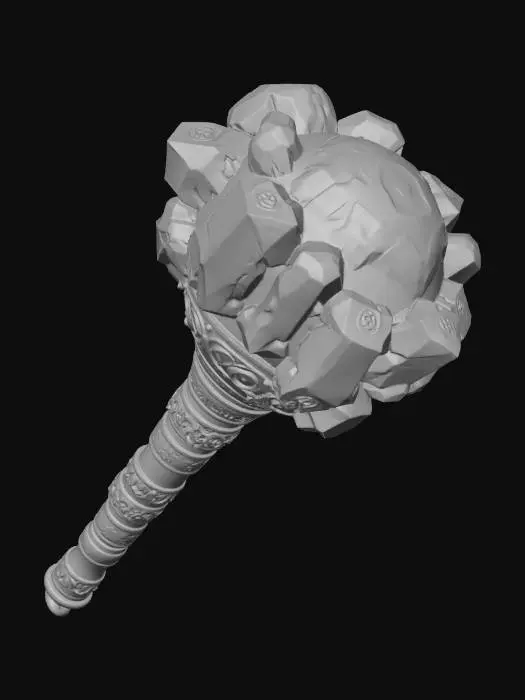 3D model for Meteor Mace