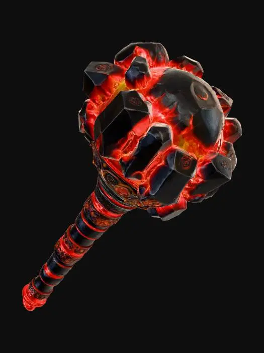 3D model for Meteor Mace