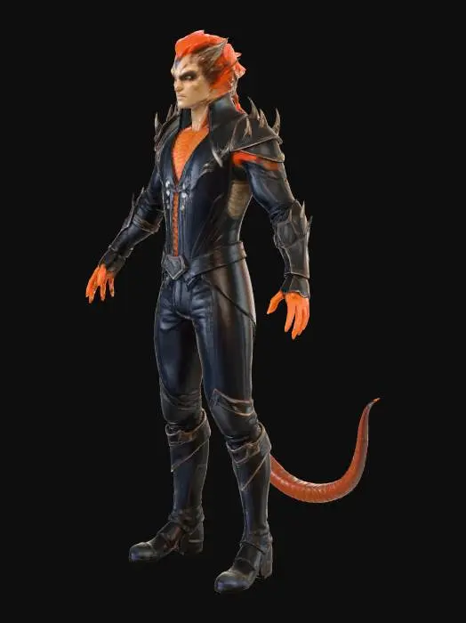 3D model for Emberpaws Tribe 5