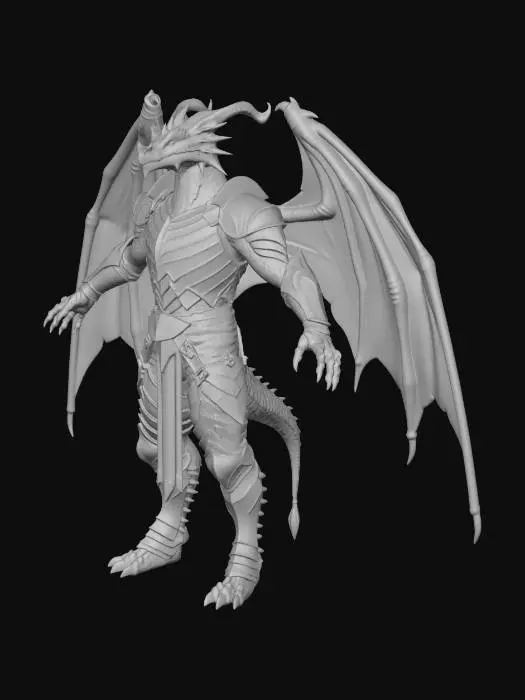 3D model for Dragonborn 6