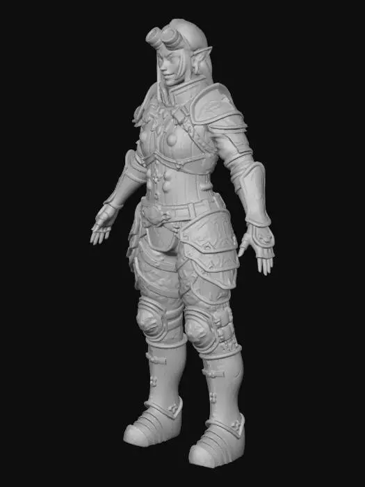 3D model for Highforge Dwarf 4