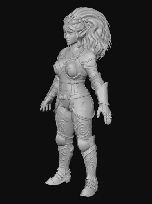 3D model for Hearthborn Halfling 3