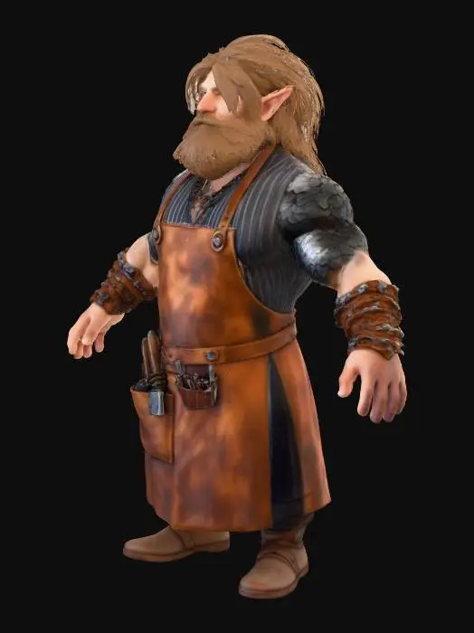 3D model for Hearthborn Halfling 5
