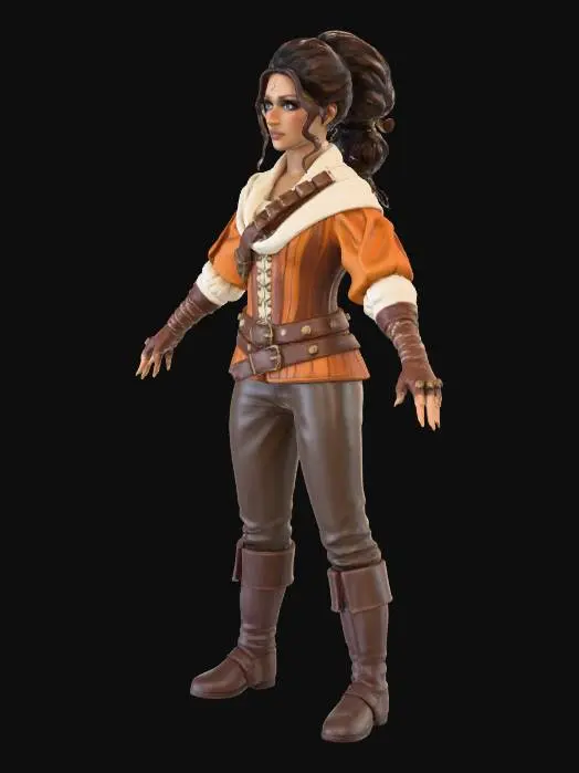 3D model for Hearthborn Halfling 8