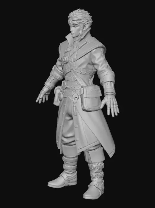 3D model for Hearthborn Halfling 9