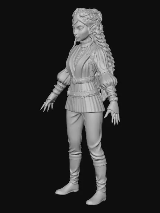 3D model for Hearthborn Halfling 7