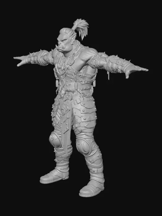 3D model for Stonetooth Orc 2