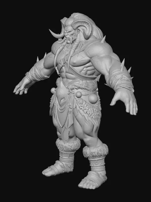 3D model for Silentveil Troll 7