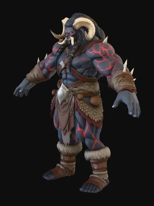 3D model for Silentveil Troll 7