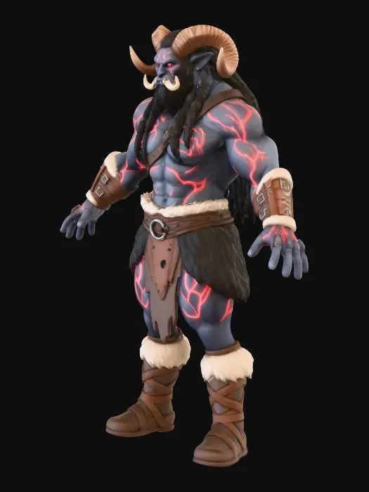 3D model for Silentveil Troll 8