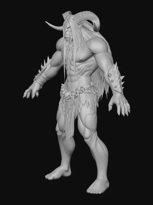 3D model for Silentveil Troll 1