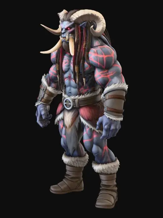 3D model for Silentveil Troll 2