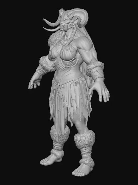 3D model for Silentveil Troll 6