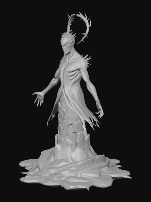 3D model for Halo-Cracked Supplicant