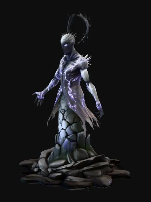 3D model for Halo-Cracked Supplicant