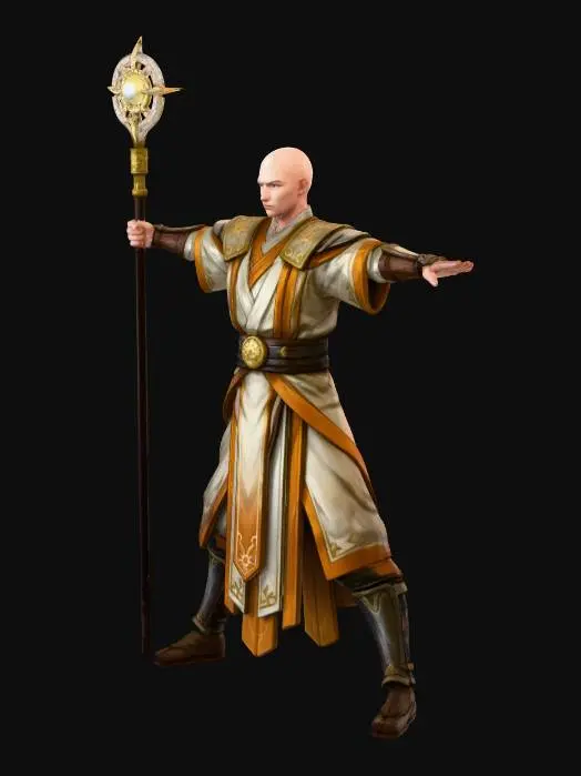3D model for Cloister Guardian Monk