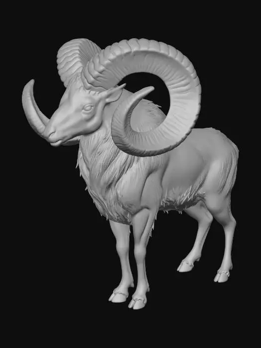 3D model for Radiant Cliff Ram
