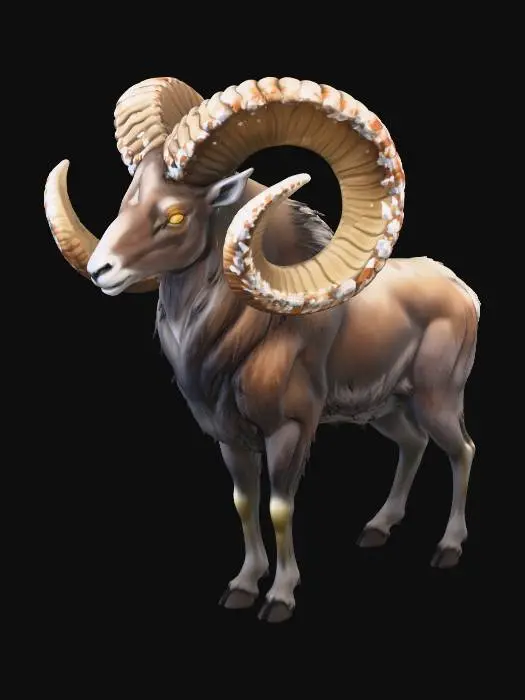 3D model for Radiant Cliff Ram
