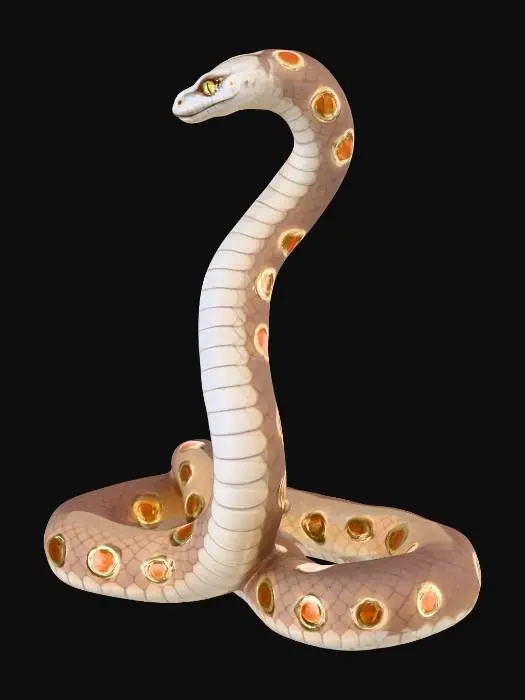 3D model for Haloed Cliff Serpent