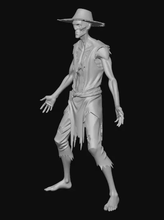 3D model for Starved Fieldhand