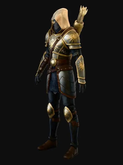 3D model for Radiant Crossbowman