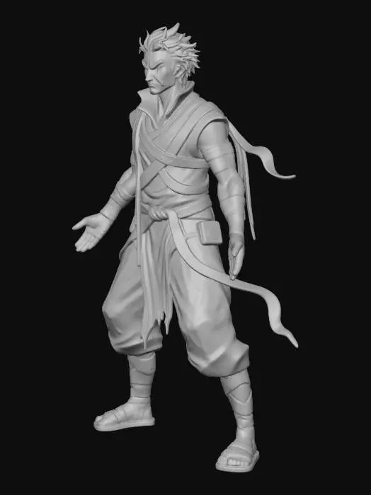 3D model for Light-Touched Rioter