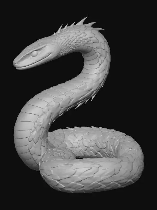 3D model for Luminous Terrace Serpent