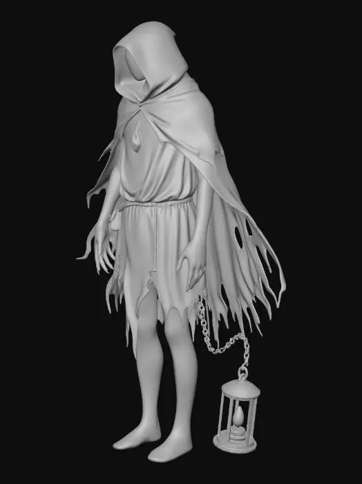 3D model for Lanternless Wanderer