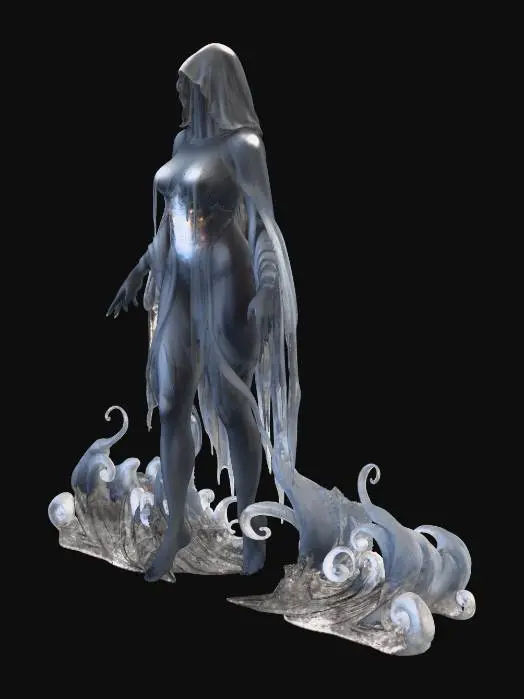 3D model for Mourner’s Shade