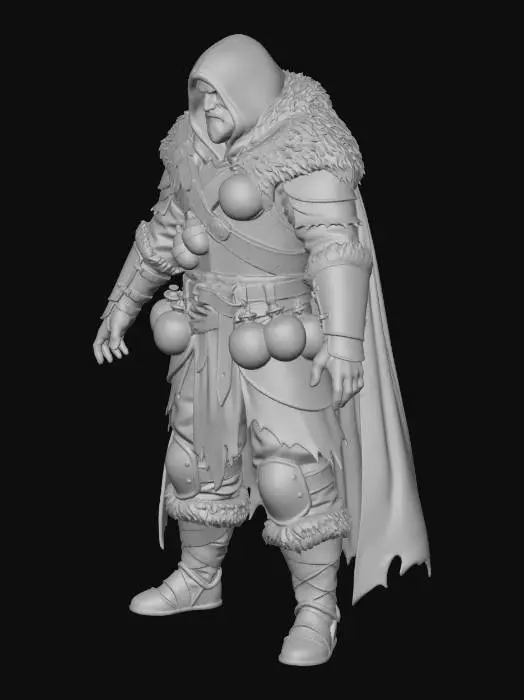 3D model for Kindled Warband Raider