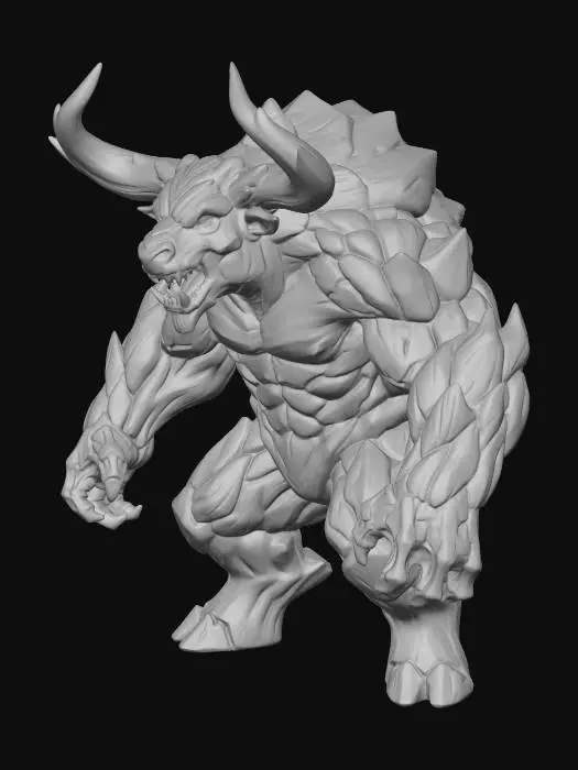 3D model for Emberhorn Behemoth