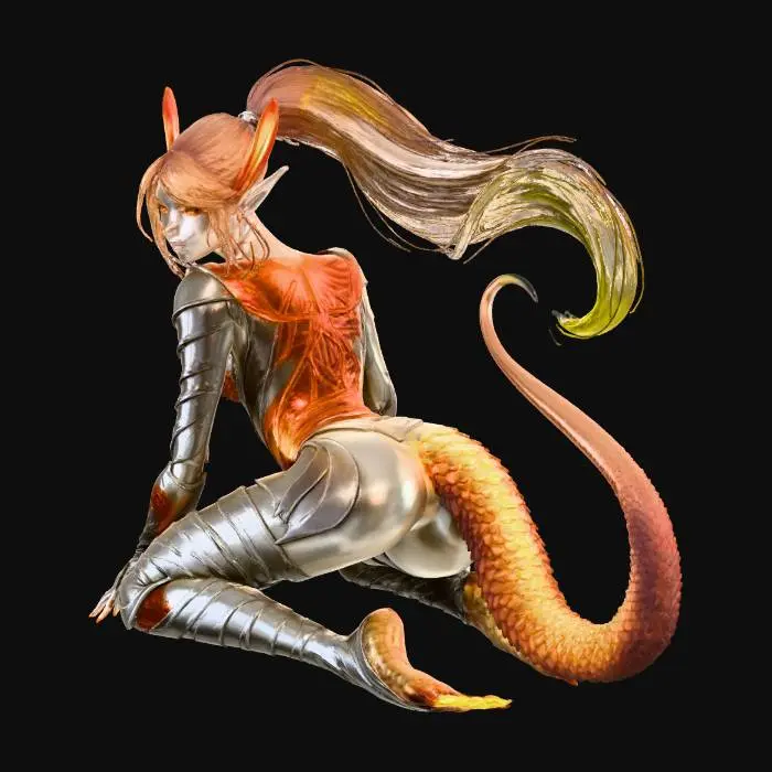 3D model for Emberpaw Tribe 3